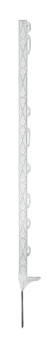Ako products titan plastic post white 110cm single foot step 5 pieces