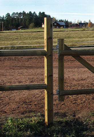 Ako products octowood wooden corner post 200cm round 140mm