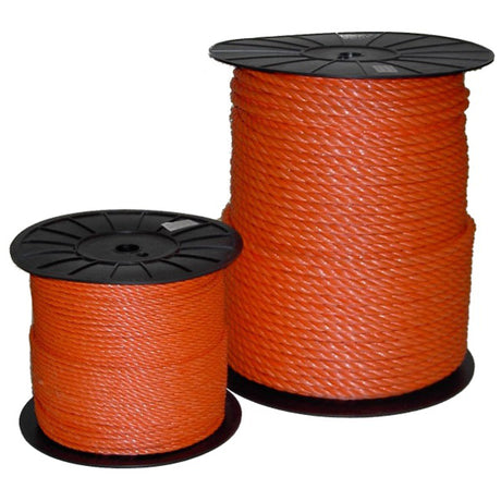 Producten polypropyleen touw oranje 12mm 100m
