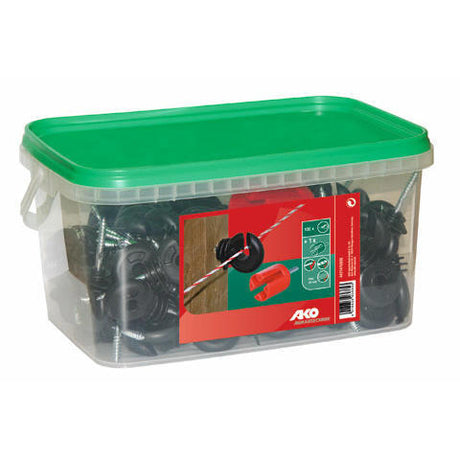 Ako products eye insulator compact continuous support bucket 100 pcs
