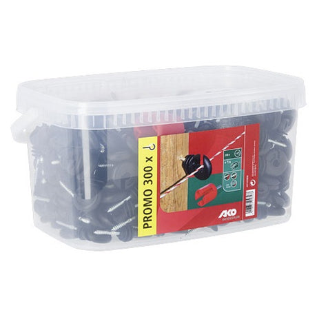 Ako products eye insulator compact continuous support bucket 300 pcs