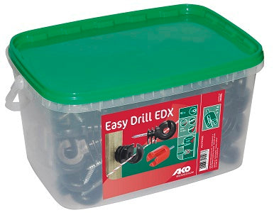 Ako products eye insulator easy drill short support black bucket 90 pcs
