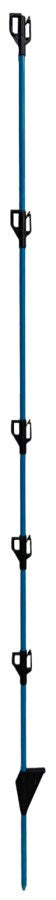 Ako products fiberglass posts compactplus round blue 117cm 10 pieces