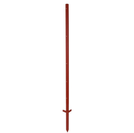 Ako products angle steel post red painted 3mm 165cm 10 pieces