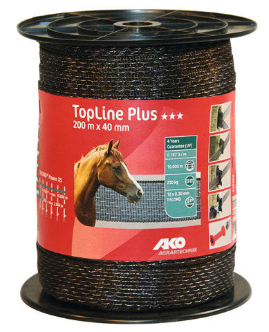 Ako products topline plus shock tape brown 4cm 200m