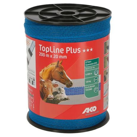 Ako Products TopLine Plus Shock Tape Blue 2cm 200m