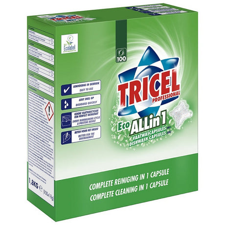 Tricel Spullmaschinn Kapselen alles an 1100x18gr