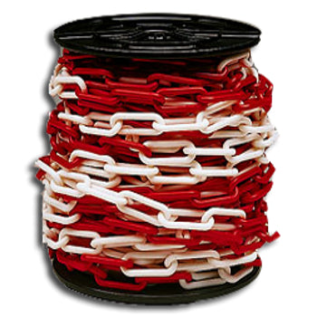 Barrier chain red white 6mm30m