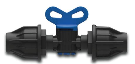 Products plug cock pp 16mm lock 4bar blackblue irrigation hose