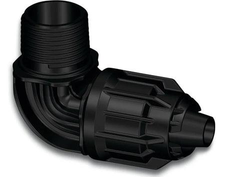 Products elbow 90 pp 16 mm qj braided hose 6 bar black irrigation hose