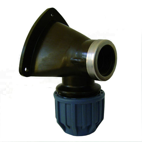 Products wall plate elbow 25mm x 34 female thread