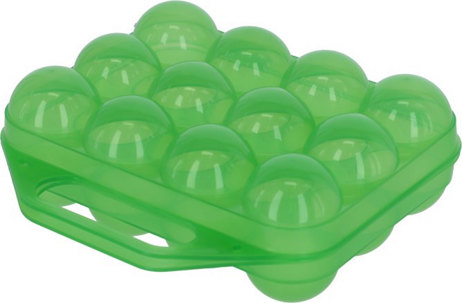 Kerbl plastic egg holder for 12 eggs, green