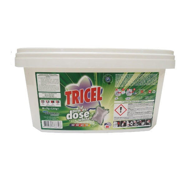 Tricel powder dose white (80x 27gr)