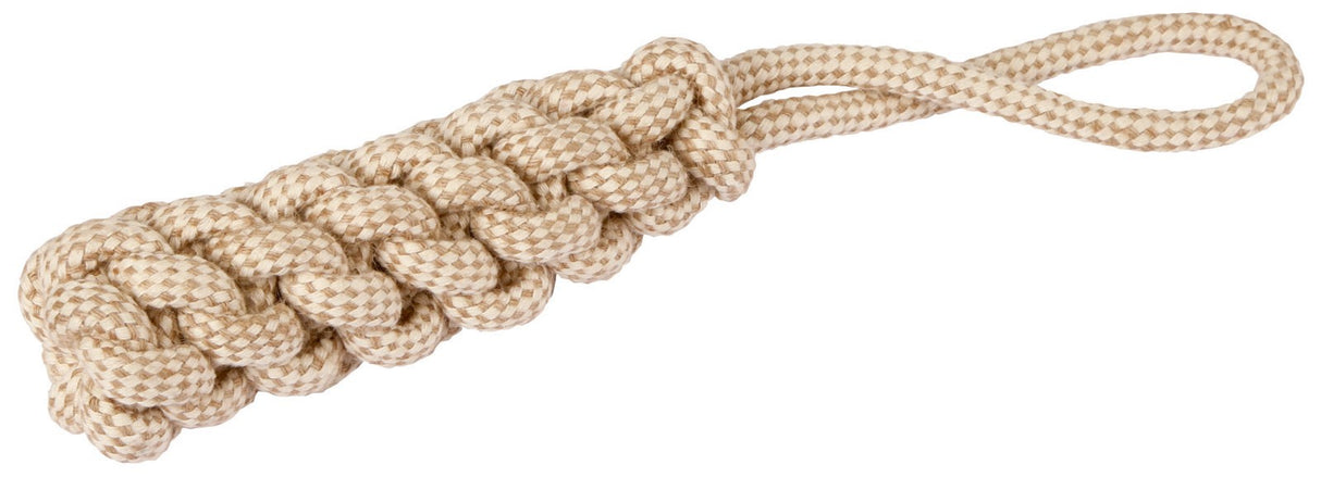 Produktattrappe am Seil mit Jute-Baumwolle, 5 x 32 cm