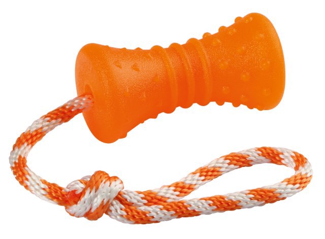 Bone on rope 30cm toyfastic orange 125x%c3%b87cm