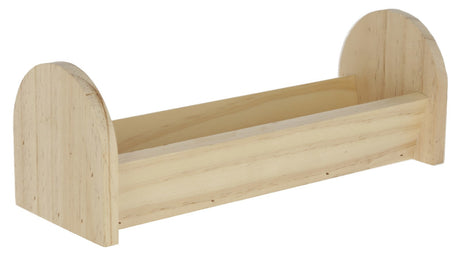 Koryto Kerbl dla gryzoni 28 x 10 x 10 cm wykonane z drewna