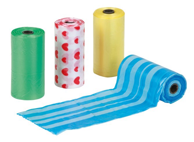Hondsoffall Poschen faarweg 4x20pcs Plastik