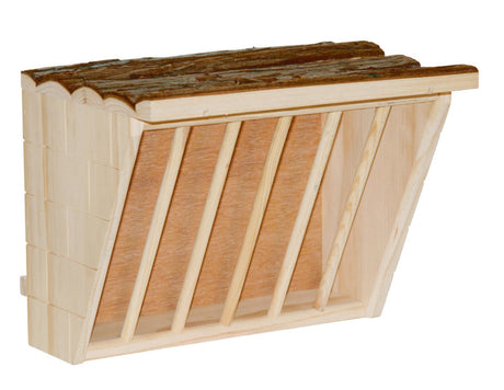Stojak na siano Kerbl XL z naturalną deską do siedzenia 28 x 205 x 22 cm