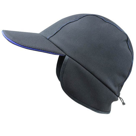 Softshell Cap mat Ouerwaarm schwaarz