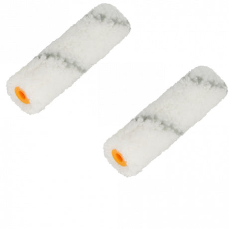 Products paint roller super stripe grey dr 12mm pile 11cm w 2pcs