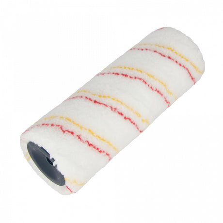 Products paint roller microfiber red-yellow stripe 9mm nap 18cm wide
