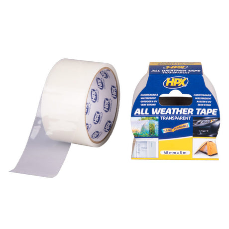Hpx all weather tape | transparent | 48mm x 5m - at4805 - at4805