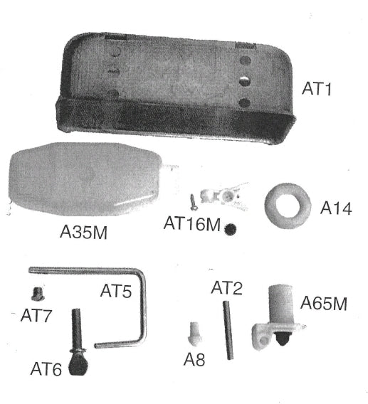 Screw v bracket for car tanker