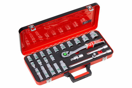 Connex Professional Socket Wrench Set 12-24 Piece