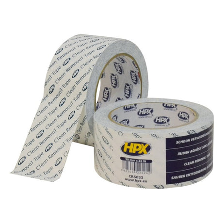 Hpx čistá odnímatelná pvc páska | 50 mm x 33 m - cr5033 - cr5033