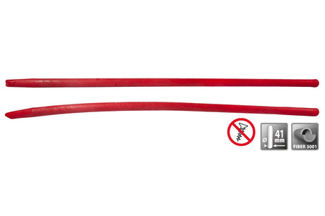Mm eurotool sklolaminátová násada lopaty zakrivená 130cm