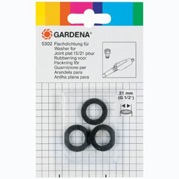 Gardena set of rubber rings | 3 pieces - 5302-20 - 5302-20