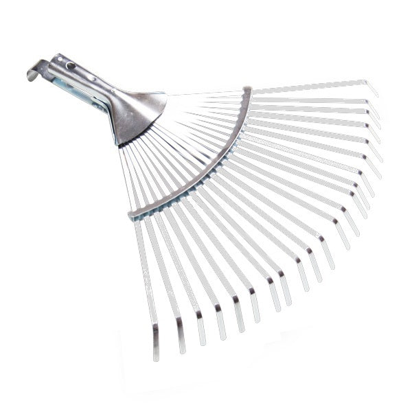 Mm eurotool lawn rake mm adjustable 22tds flat loose