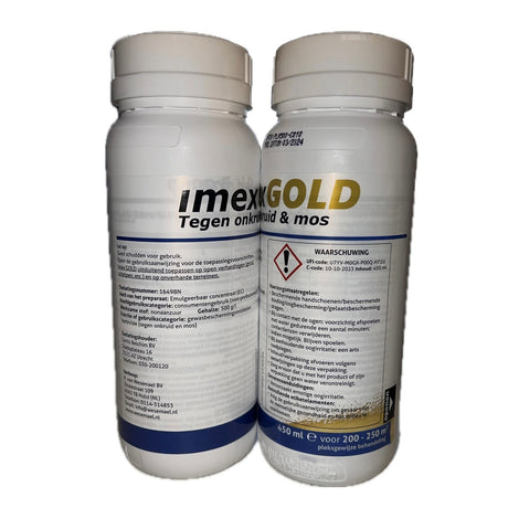 Produits imex gold contre les mauvaises herbes et la mousse 450ml