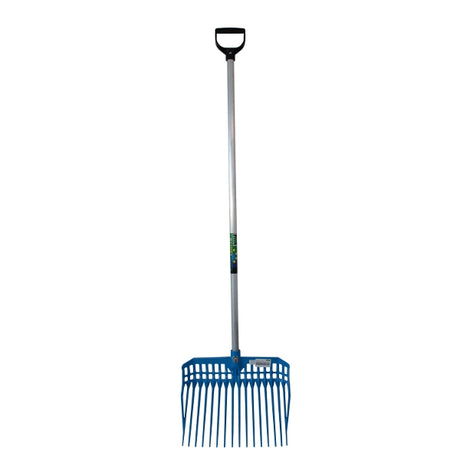 Mm eurotool producten vijgenvork kunststof mm korenblauw aluminium d steel