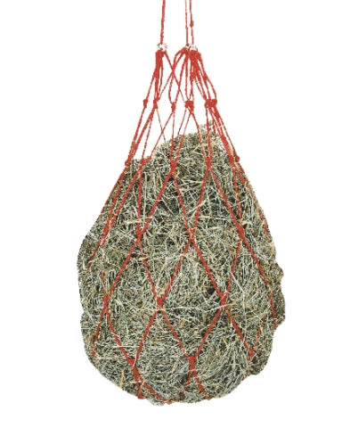 Products hay net with rings red