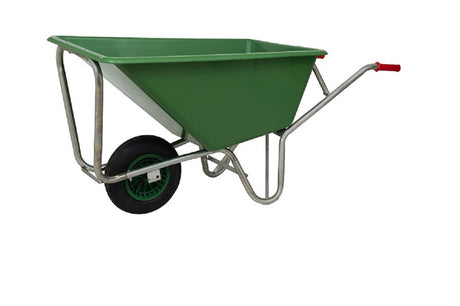 Mm producten kruiwagen 160liter poly verz onderstel ged 1 wiel 1