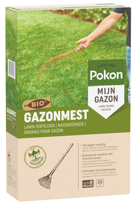 Pokon organic lawn fertilizer for 30m2 2kg