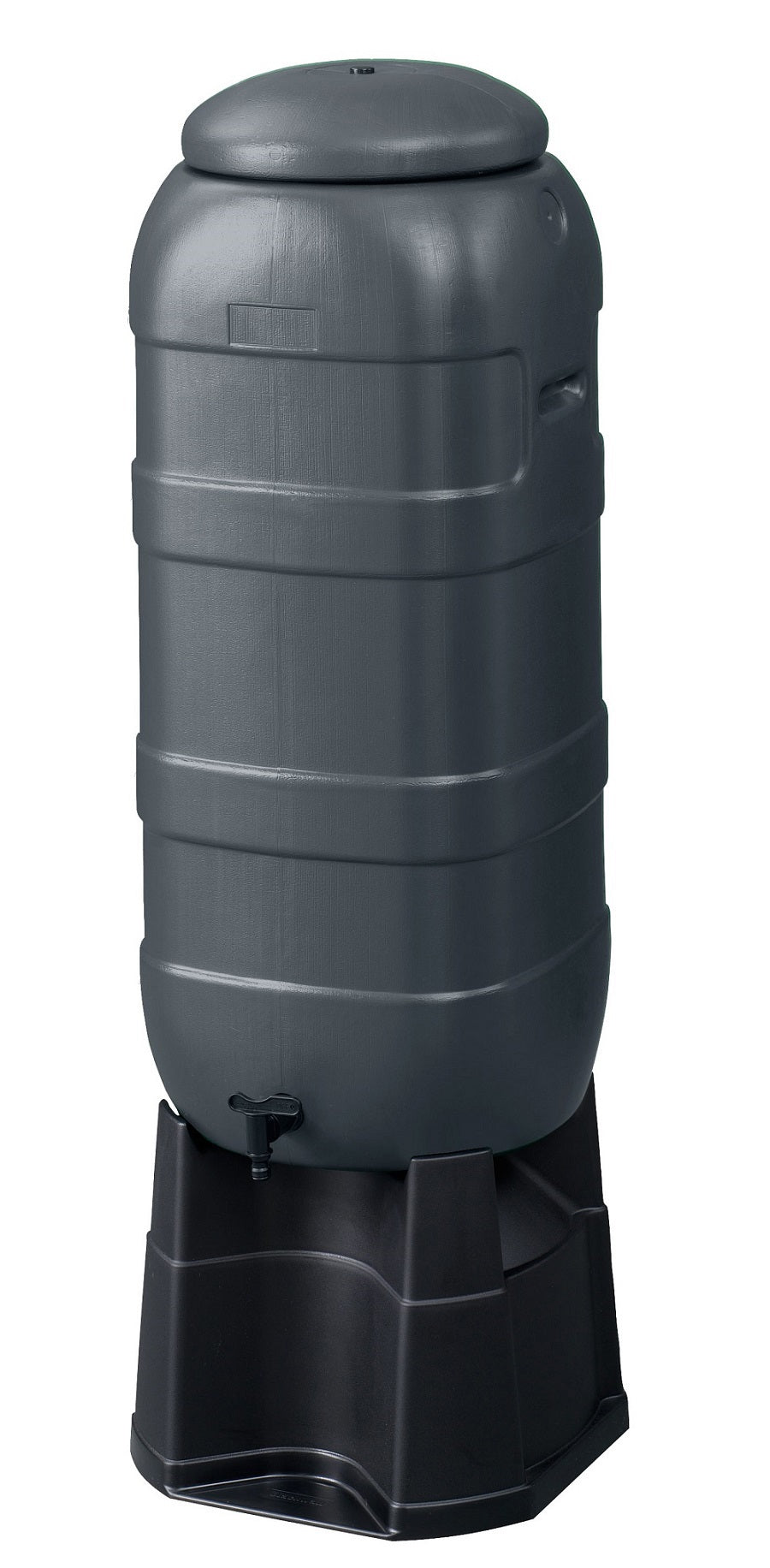 Begreen products rain barrel compl 100 liters anthracite plus free base
