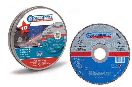 Products cut-off wheel thin metal 125x1x22mm star10piecesstar