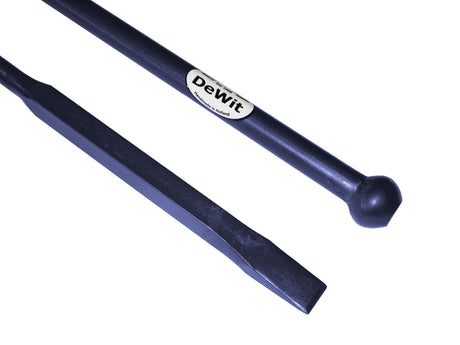 De wit producten stootijzer 1400mm met 40cm vierkant knop en beitel dewit