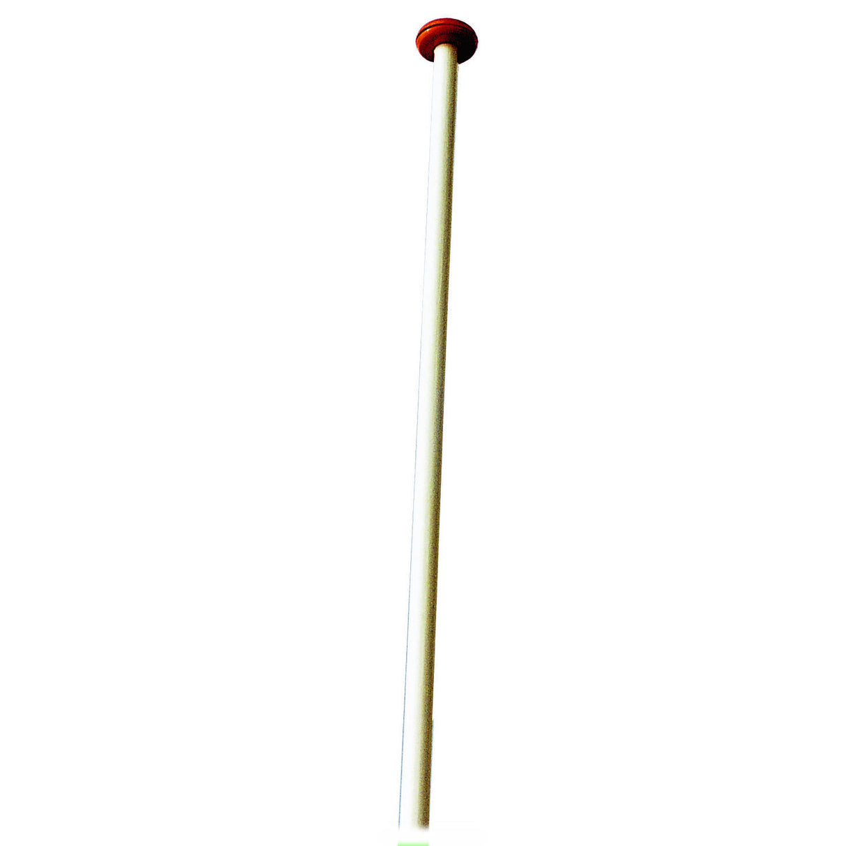 Flagpole 30mm x 200cm white with button