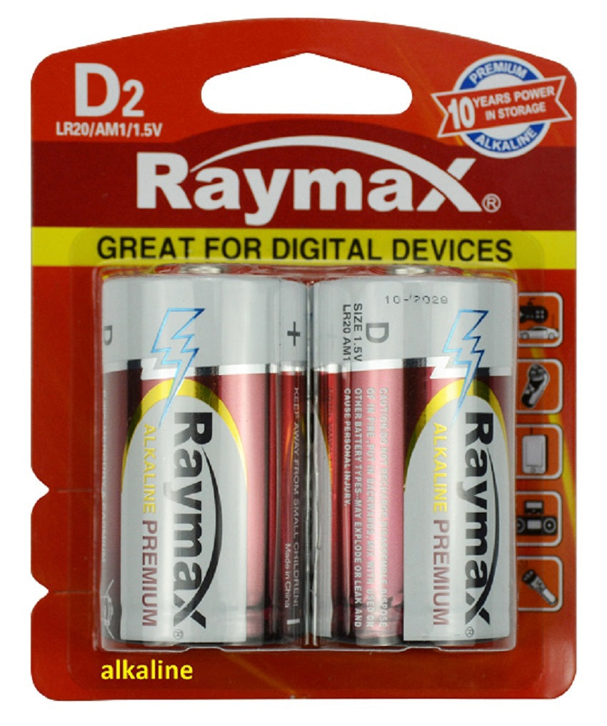 Raymax elem alkáli lr20 d 15v x2db