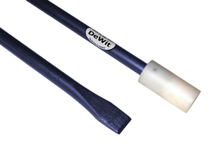De wit producten stootijzer 1400 x 28mm met nylon dop 60mm dewit