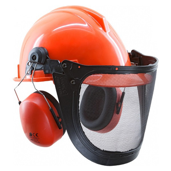 Forestry kit helmet visor ear muff