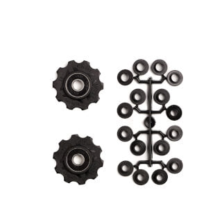 Derailleur Wheels 10 tänder 8s Black 2 Pieces