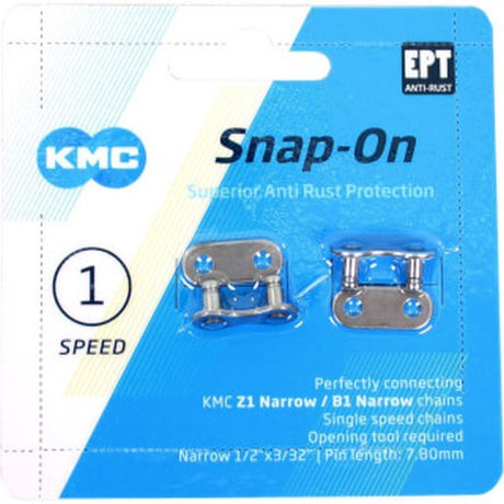 KMC smal 3 32 kmc -kedjelänk, silver, 3 32 smala EPT, 2 stycken