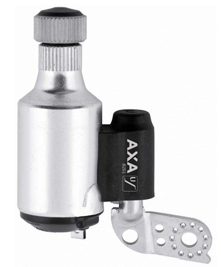 Axa dynamo 8201 alu stalen loopwiel dubbele aansluiting links