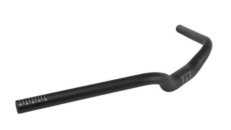 Model řídítek e-trekking 640 mm, stoupání 38 mm, 31,8 hliníková matná černá