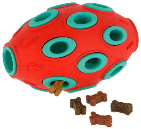 Produtos rugby toyfastic para preencher vermelho turquesa 12 x 7 5 cm