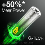 GP Super Alkaline AAA Batterie 4pk